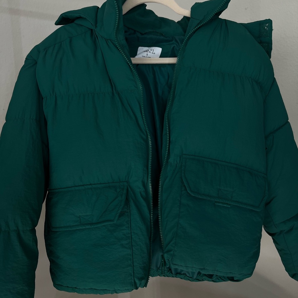 Green Puffer Jacket